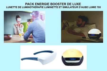 Pack energie luxe luminette + lumie 700